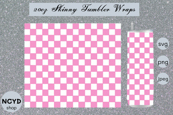 Hearts - Square Tumbler Wrap SVG