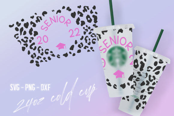 Senior 2022 Cold Cup 24 Oz SVG Tumbler