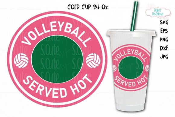 Volleyball Cup Ring Svg